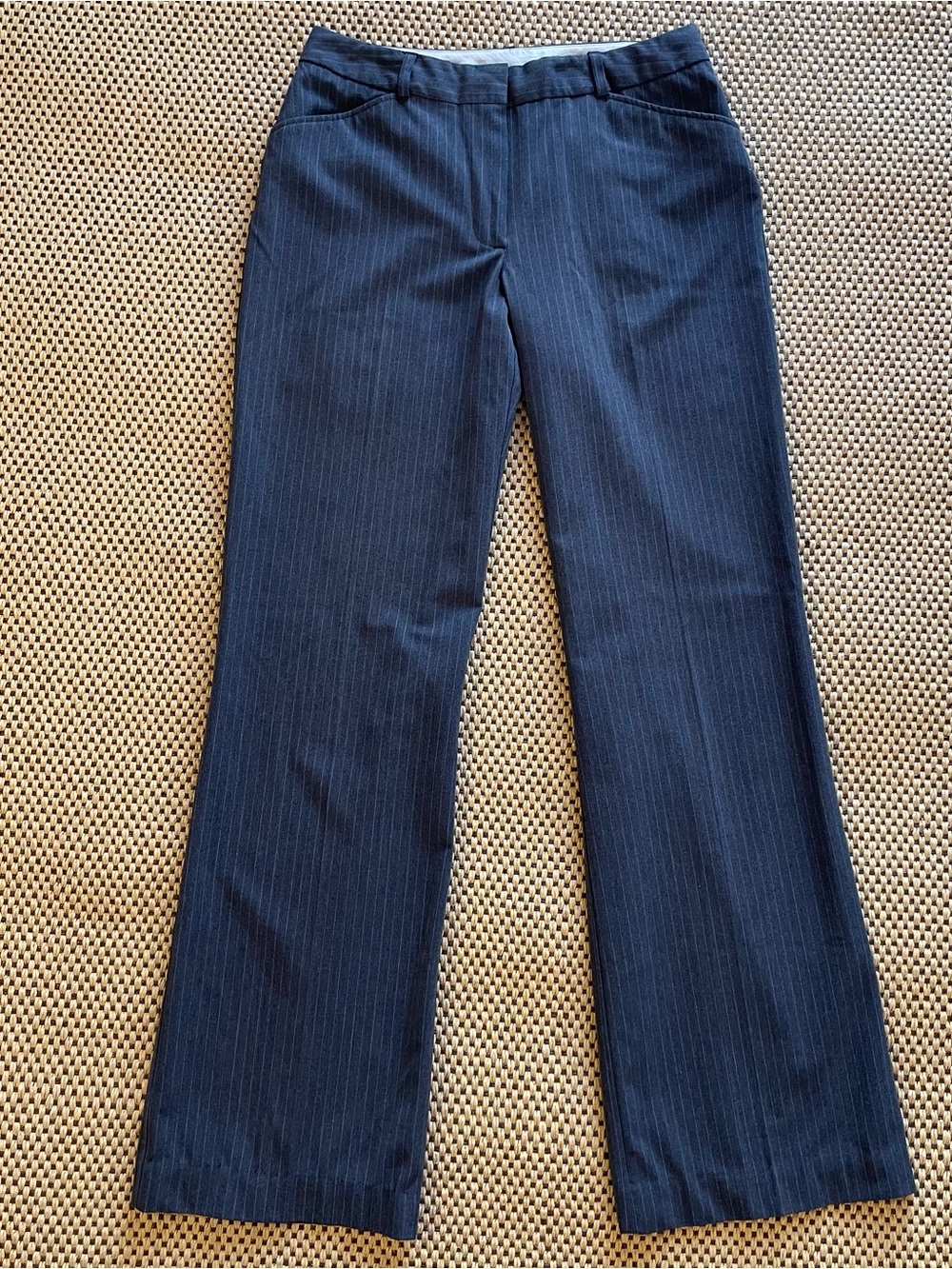 Worthington Dress Pants Charcoal Gray Pinstripe Women’s 4 Office Event Business